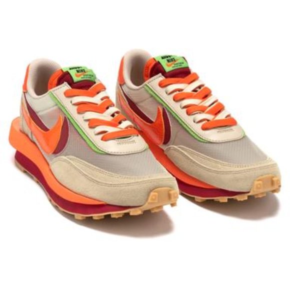 CLOT Clot x Sacai x Nike LDWaffle (orange) - Limited Edition - Picture 1 of 8